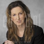 25-05-2005 Arda Gerkens at studio in Amsterdam, by order of SP. 

[keywords]Posed, Headshot, Eyecontact, Smiling, Politician[/keywords]